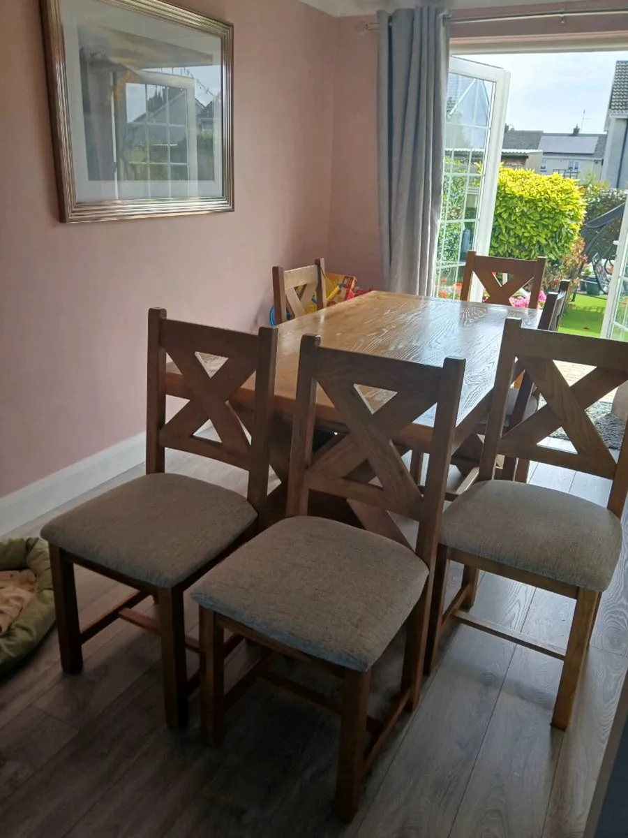 Dining table and chairs - Image 2