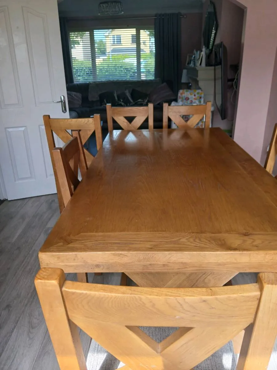 Dining table and chairs - Image 4