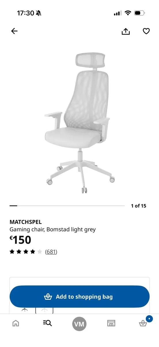 Ikea Matchspel Office / Gaming Chair - Image 1