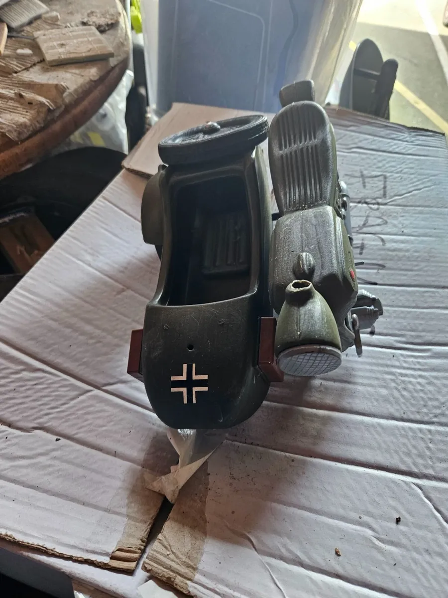 Vintage Action Man Motorbike and Sidecar - Image 1