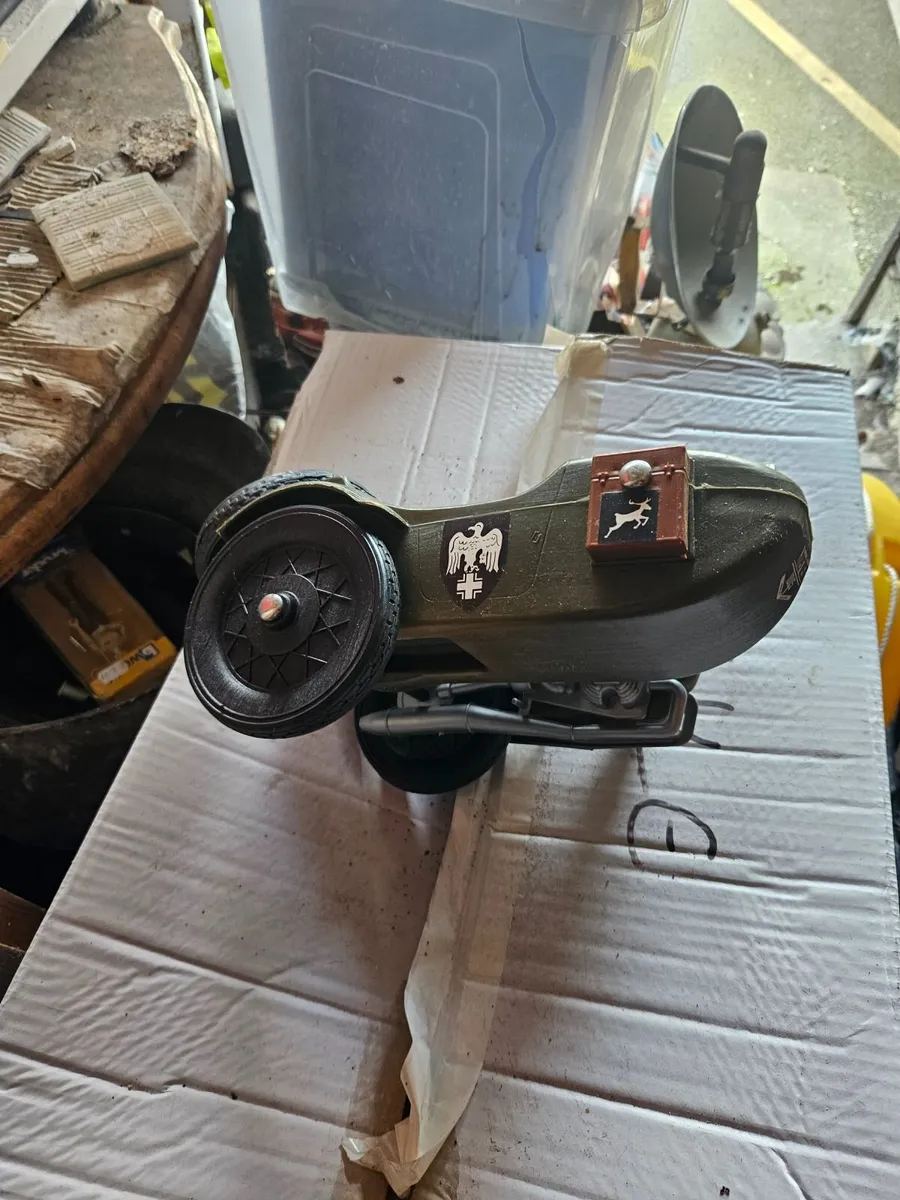 Vintage Action Man Motorbike and Sidecar - Image 2