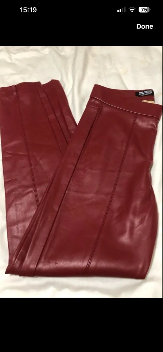 Ladies stunning leather trousers size S €10 - Image 4