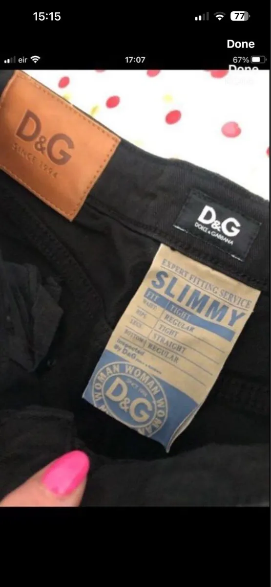 Ladies D&G jeans W28”x L33” €20 - Image 3