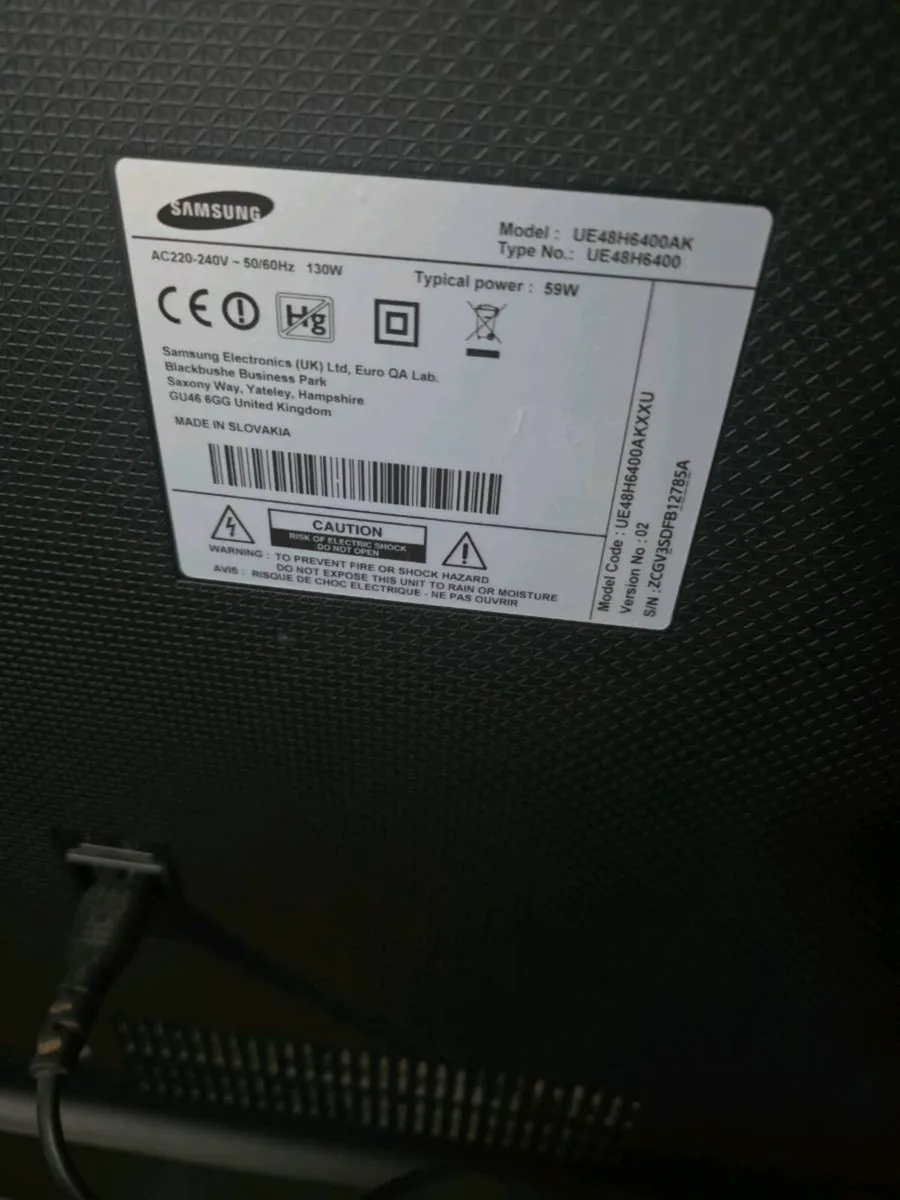 48" Samsung tv - Image 2