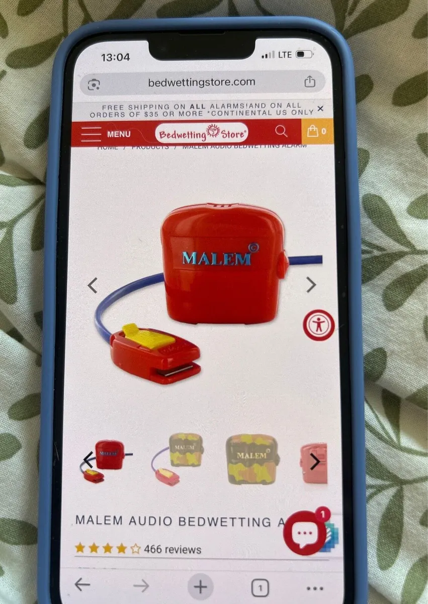 Malem kids bed wetting monitor HSE approved - Image 1