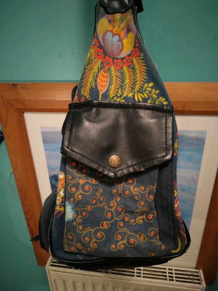 This is a multicoloured Desigual patchwork shoulde - Image 3