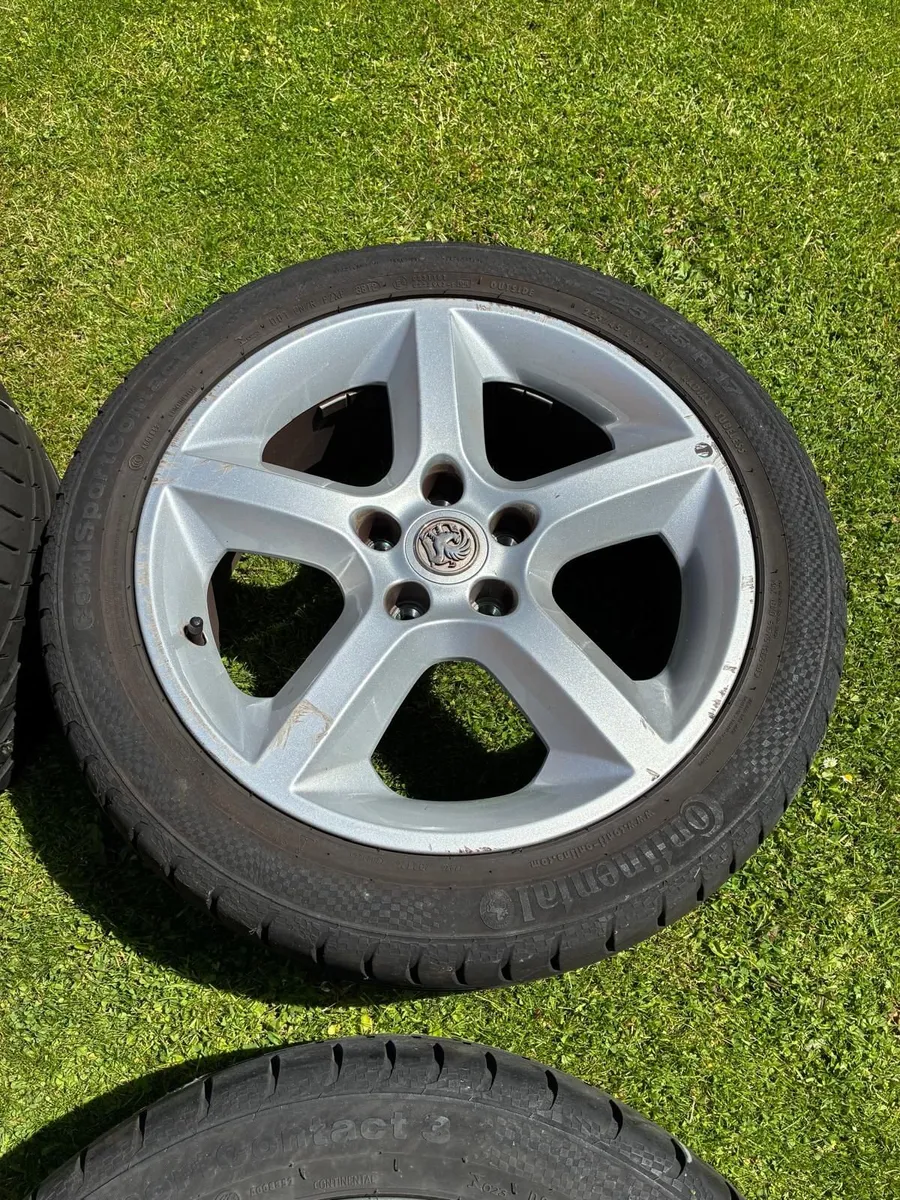 Vauxhall Alloy Wheels & Continental Tyres (4) - Image 3