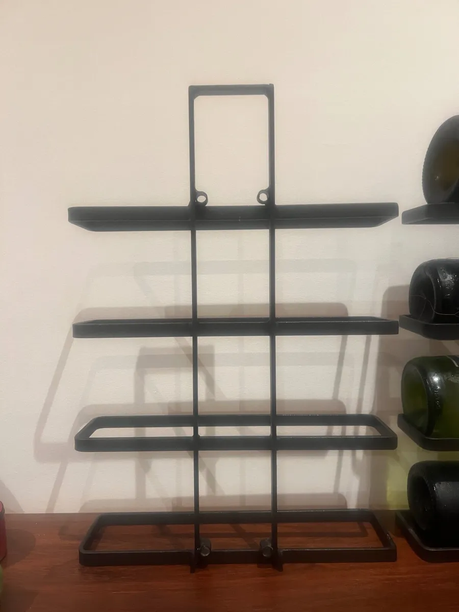 2 Iron Wine Racks - Image 4