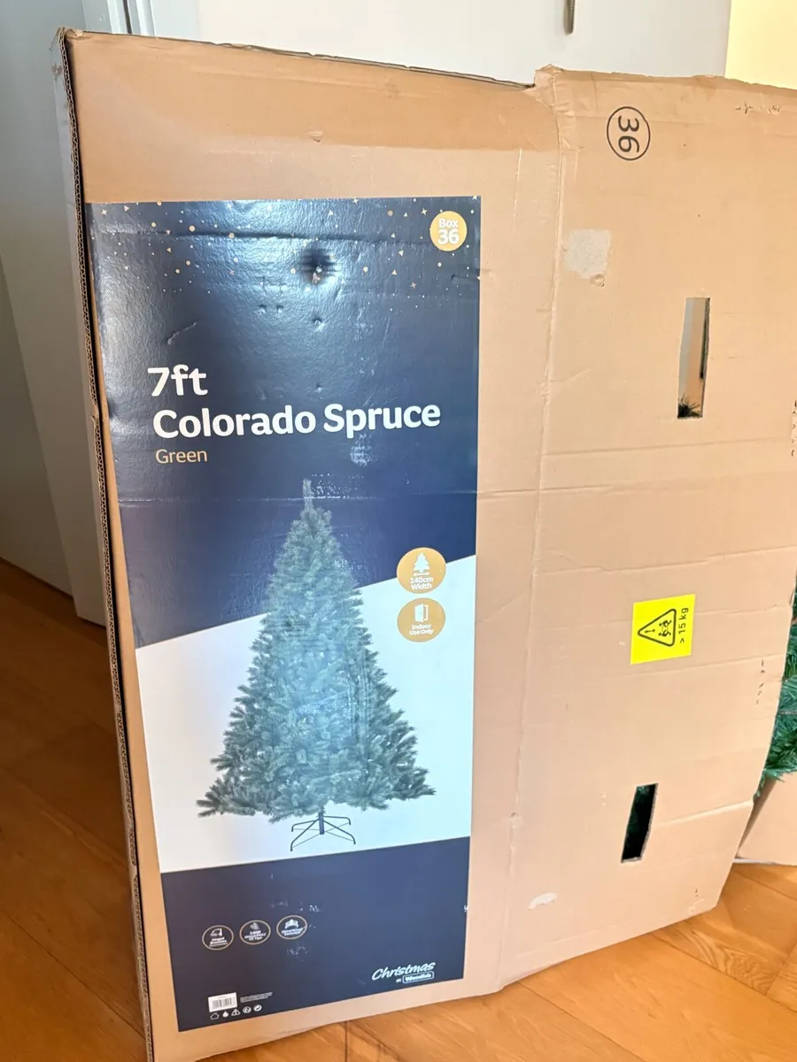 7ft Woodie's Colorado Spruce Artificial Christmas - Image 1