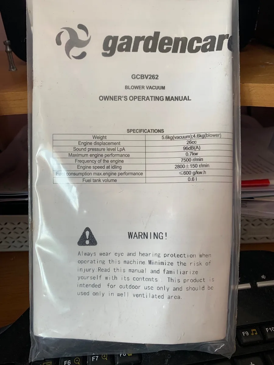 GardenCare Blower. 2 stroke engine - Image 2