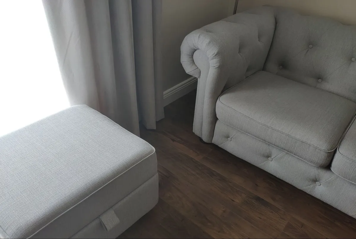 Sofa + Foot Stool - Image 4