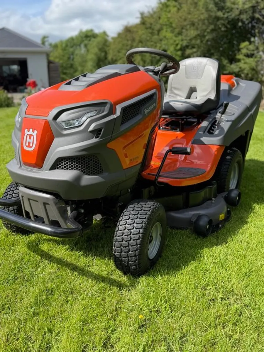 Husqvarna TC242TX Ride-On Mower as new only 15 hours - Image 1