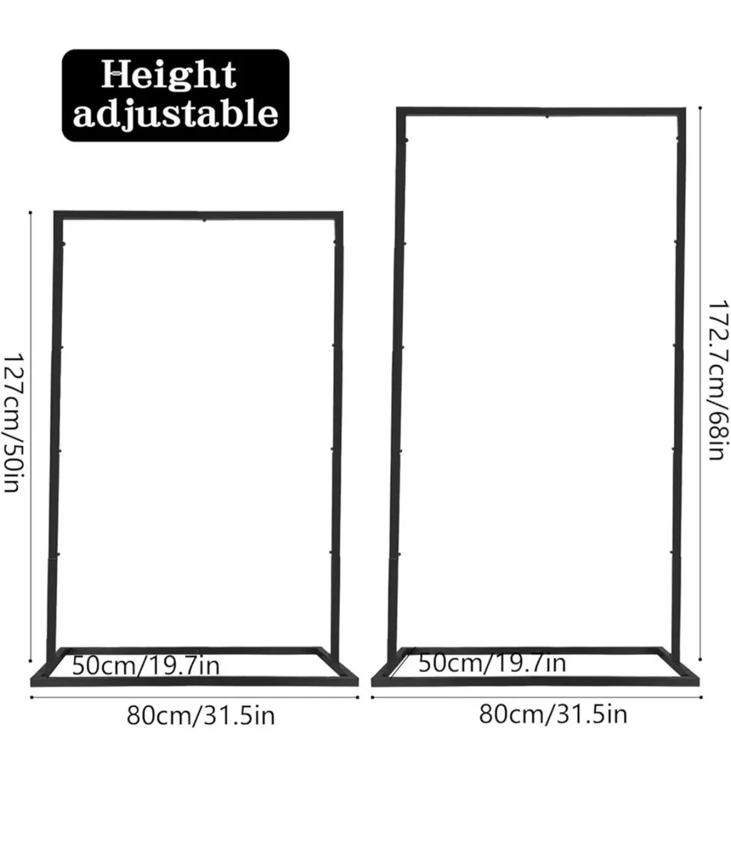 Wedding Welcome Sign Stand - White, Box Unopened - Image 2
