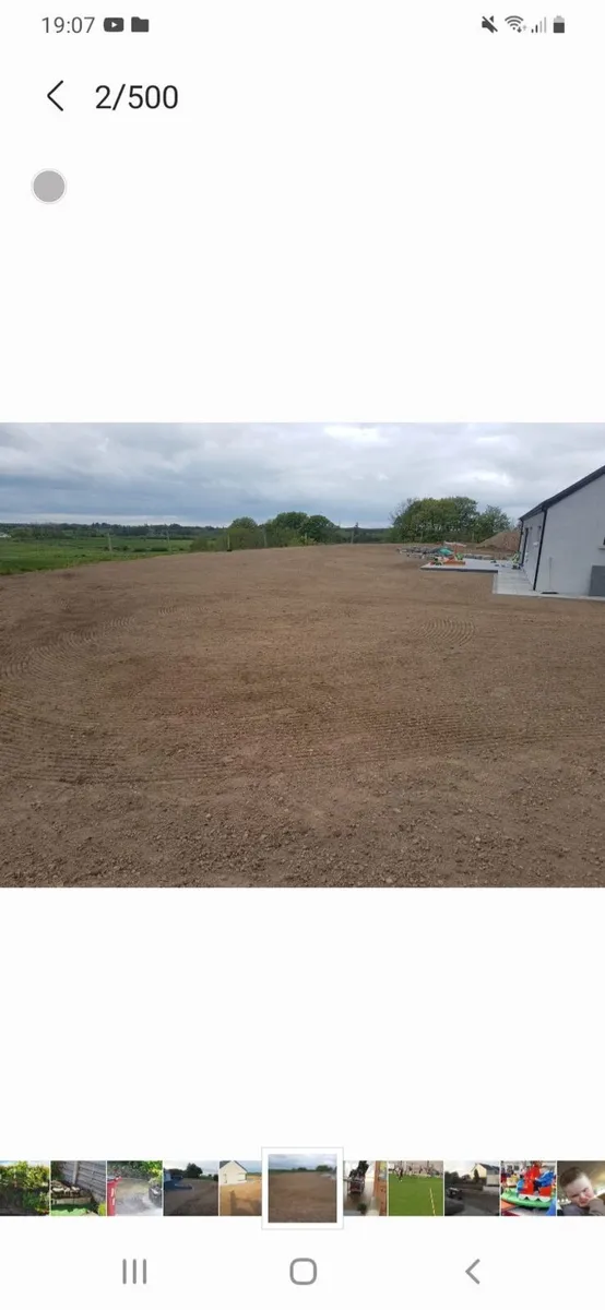 Lawn seeding . Blec Stone rake and seeder - Image 3