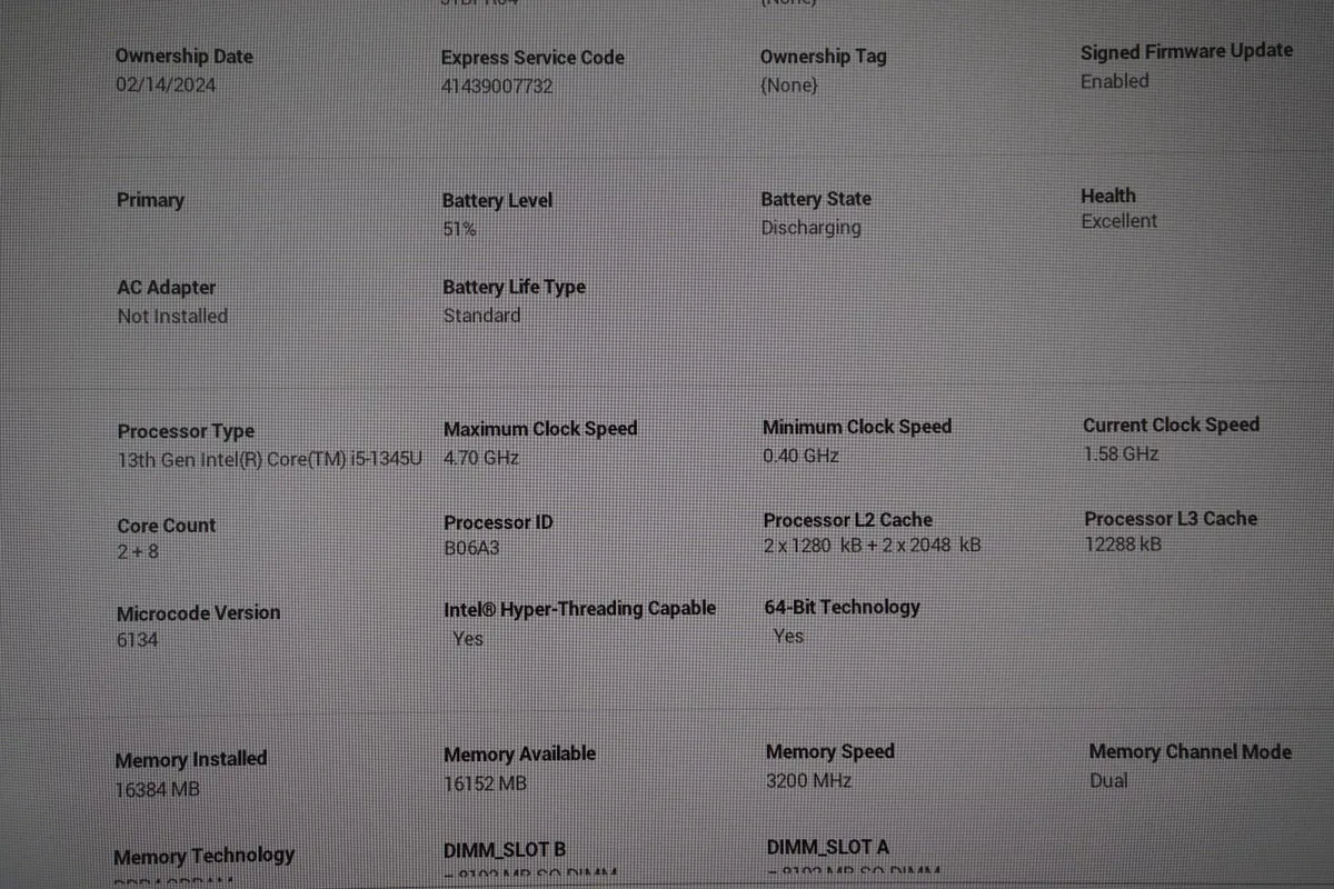 Dell Latitude 5440 | Intel i5-1345u | 16GB | 256GB - Image 2