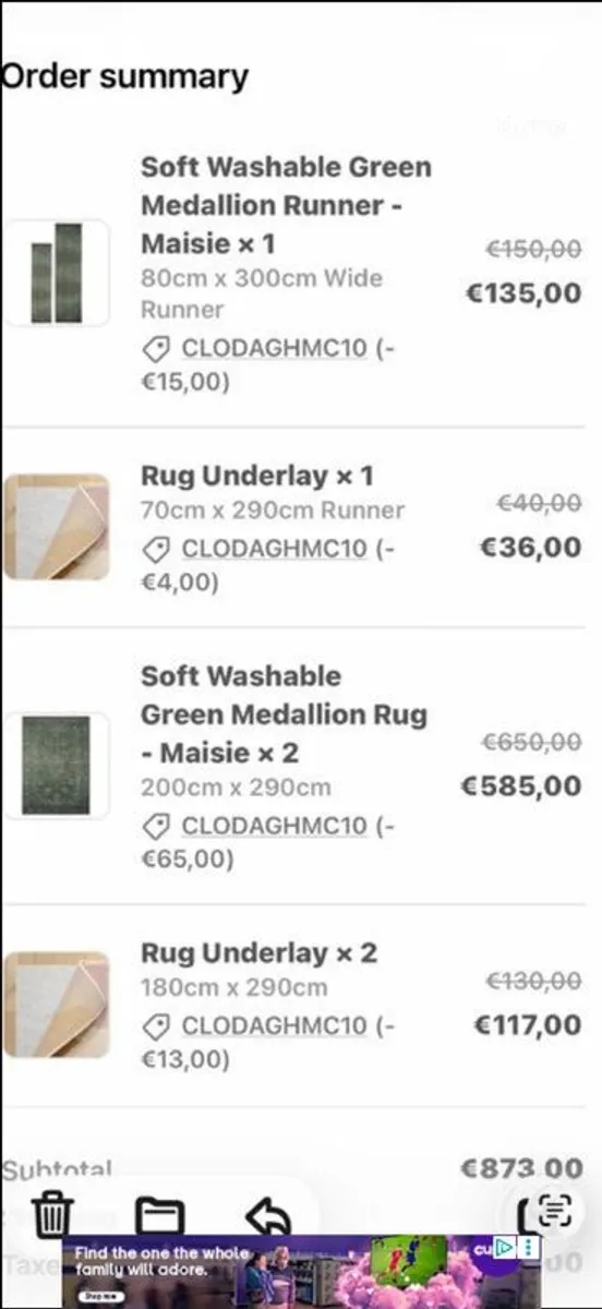 kukoon Rugs x 2 - Image 3