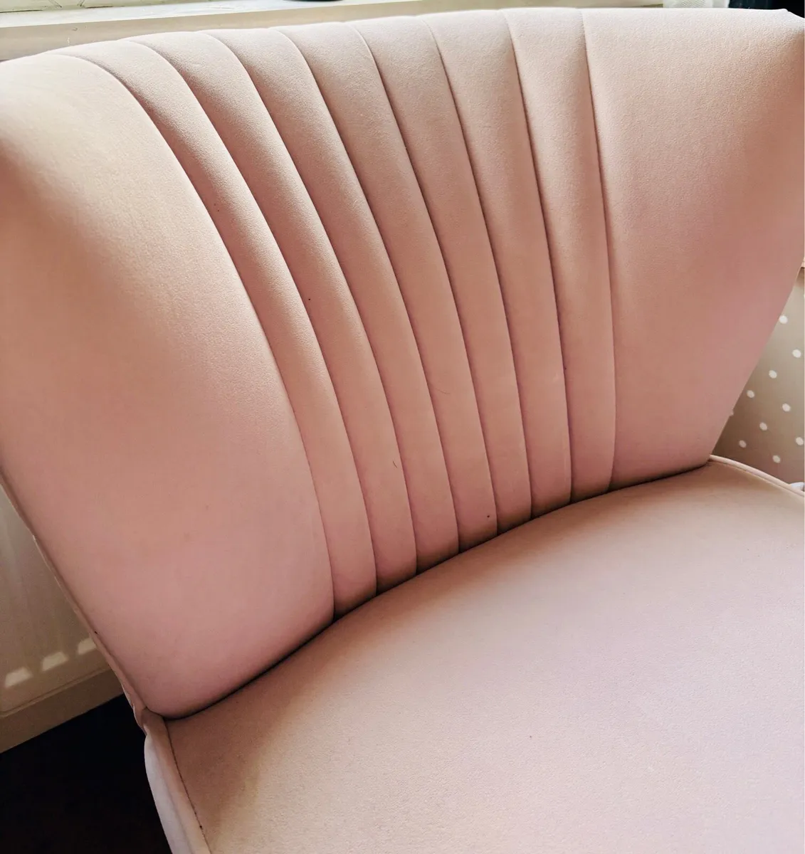 Blush Pink Occasional Chair - Image 2