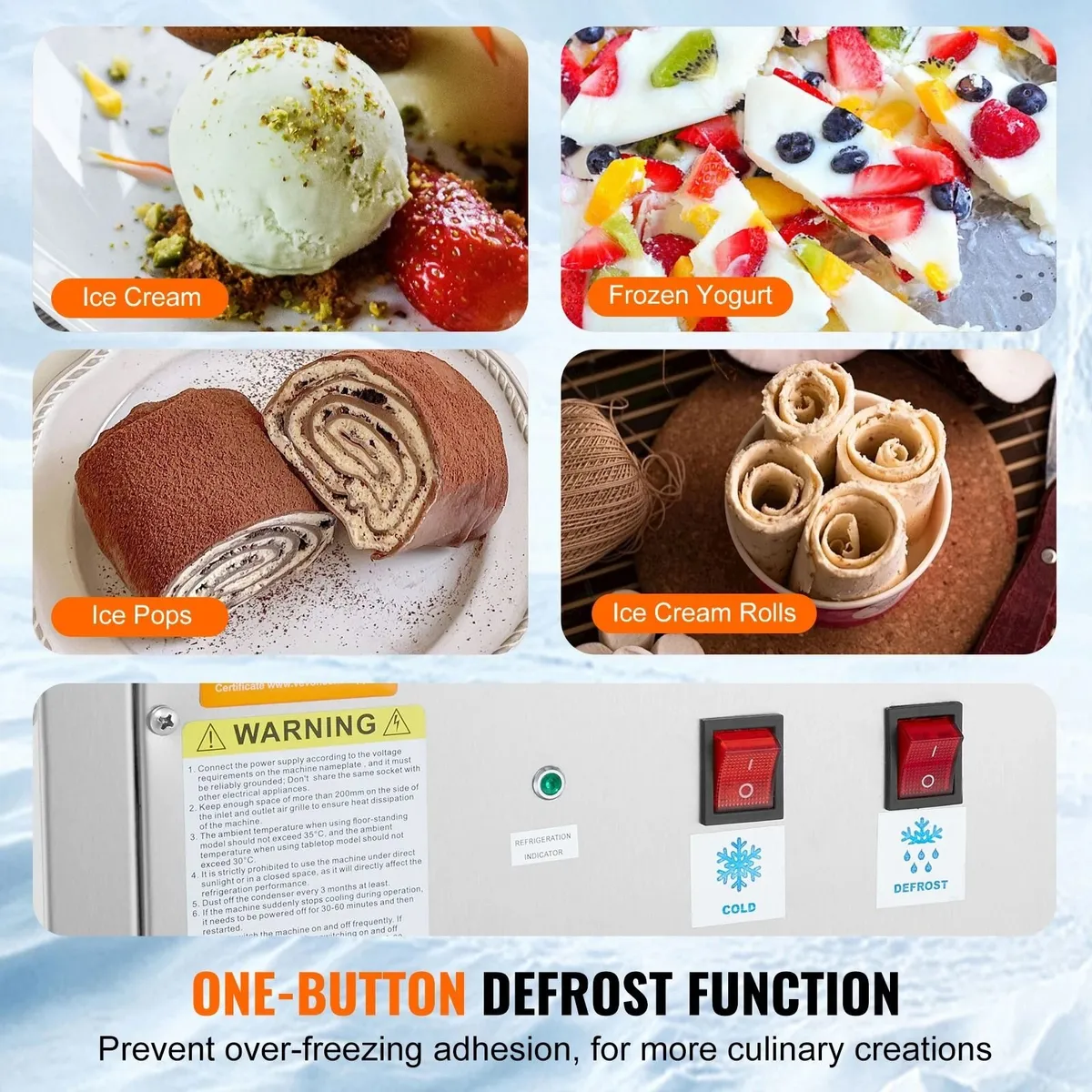 Fried Ice Cream Machine for Ice Cream & Yogurt - Image 3