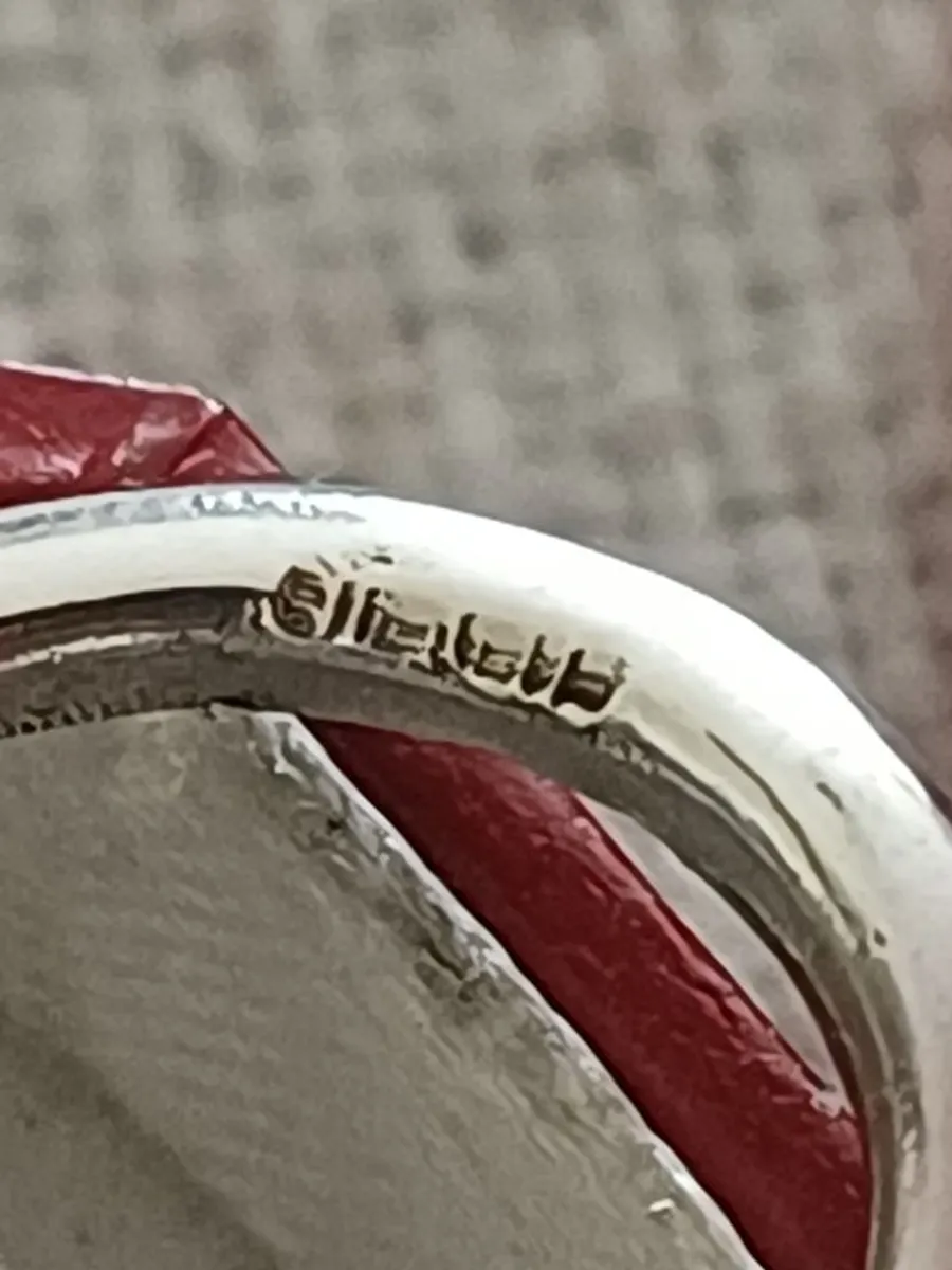 vintage sterling silver earrings - Image 3
