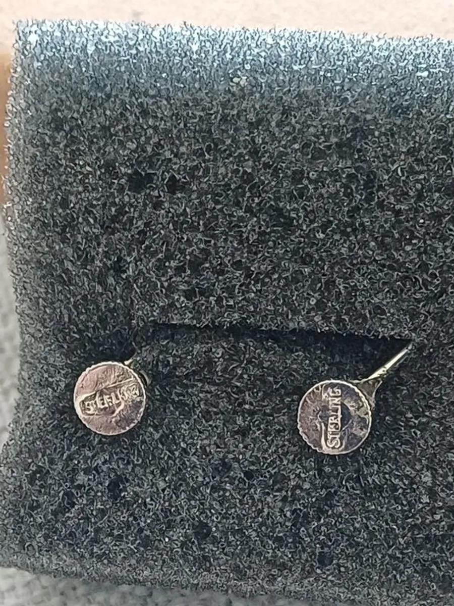 vintage sterling silver earrings - Image 2