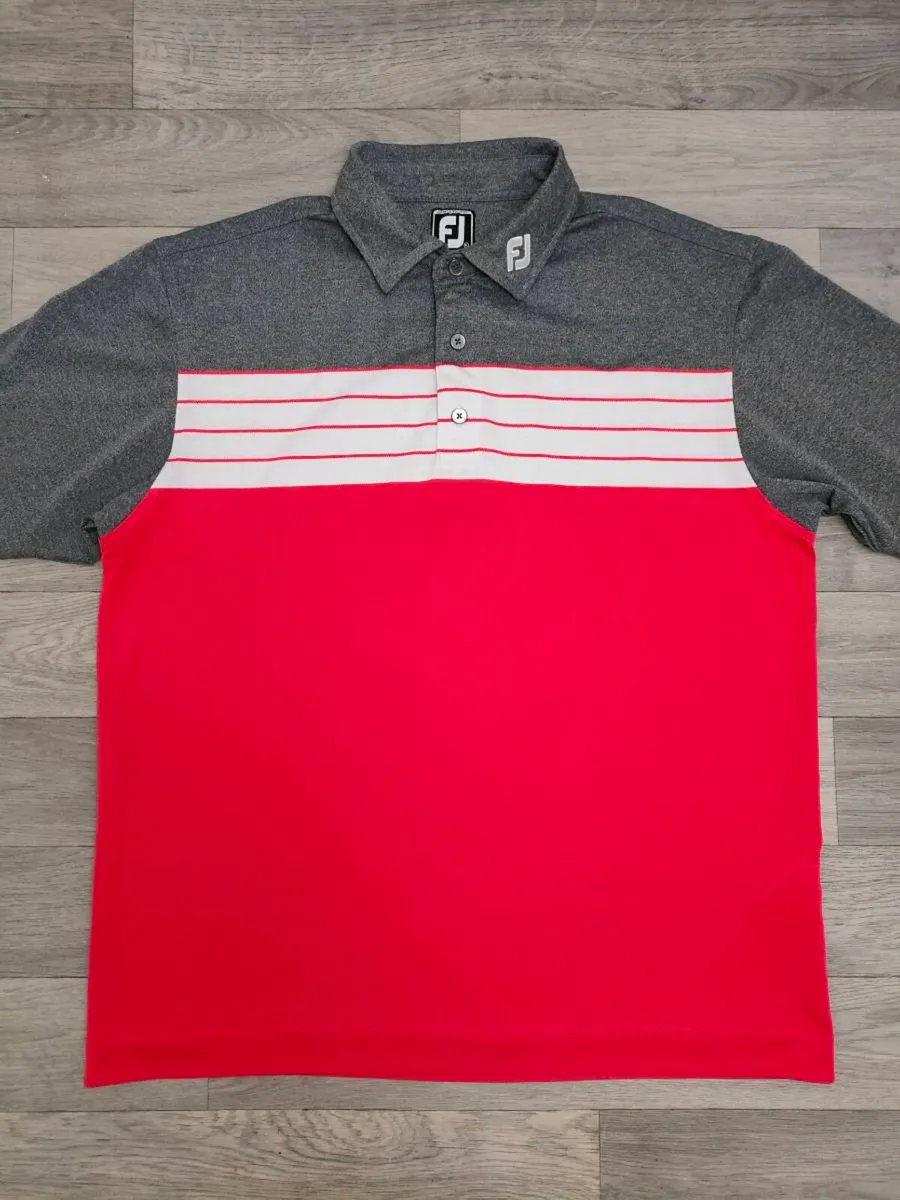FootJoy FJ Golf Polo Shirt Mens XL Athletic Fit - Image 2