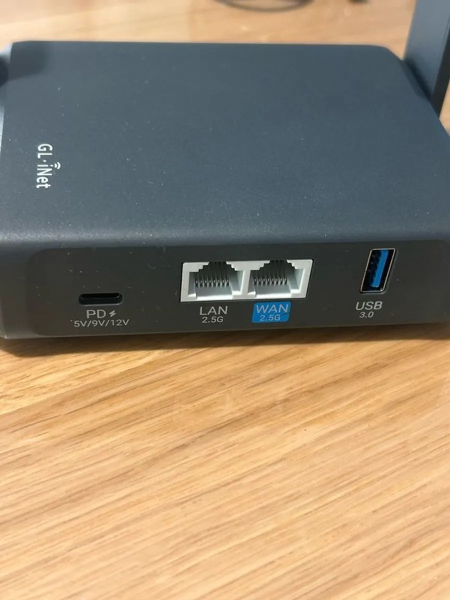 Message on Adverts.ie only!!!! GL-iNet Slate 7 GL-BE3600 WiFi 7 Travel Router | Tri-Band | VPN | Like New - Image 3