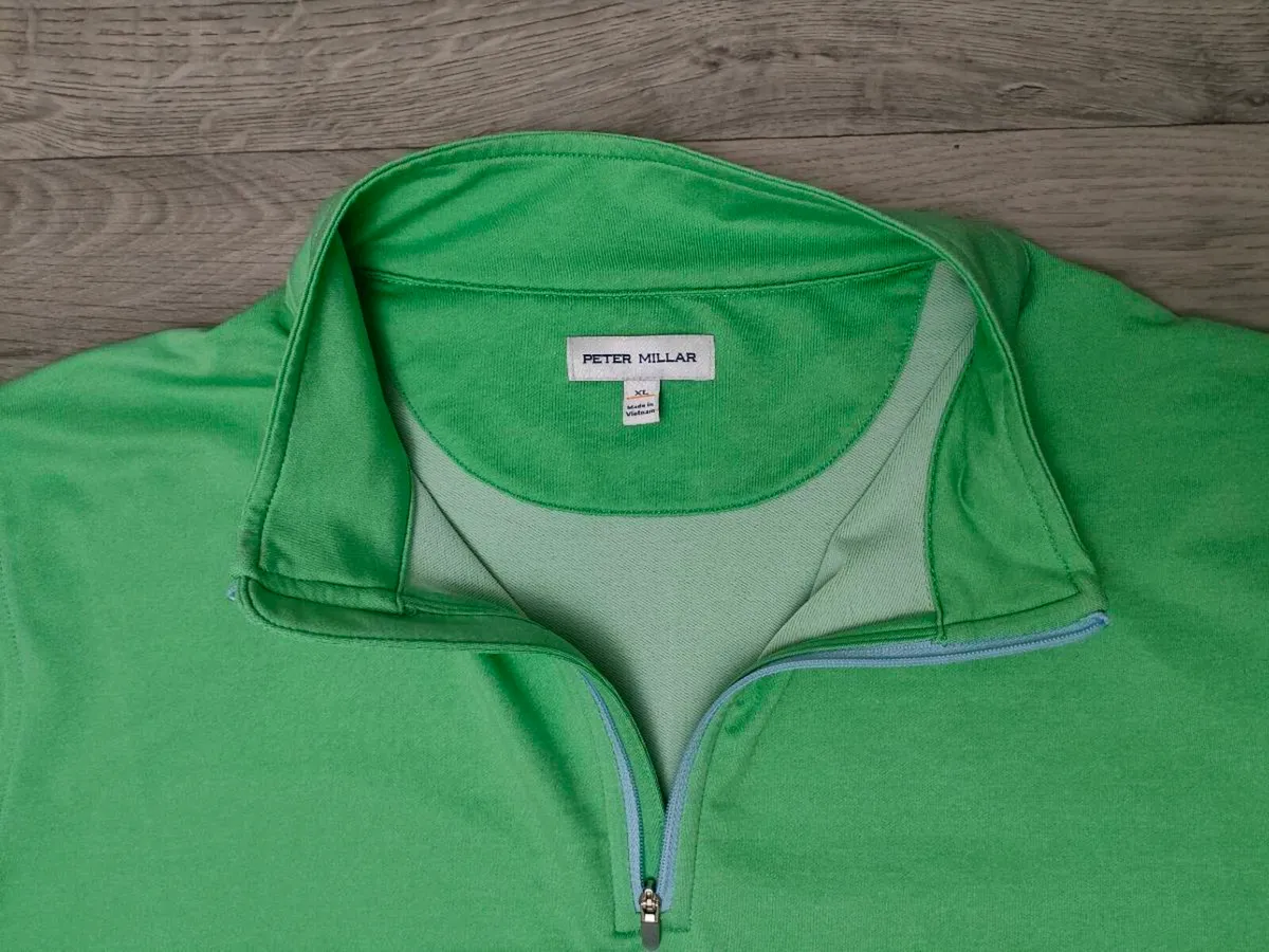 Peter Millar Half Zip Golf Jumper Mens XL - Image 3