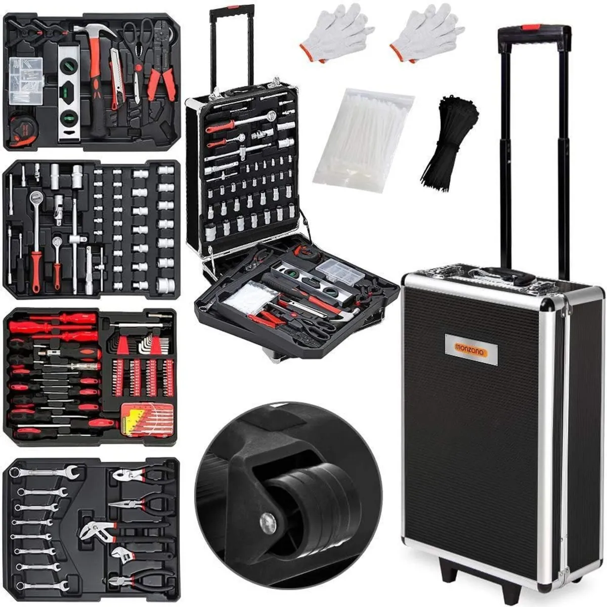 XXL Filled Tool Box Set 899 Pieces |Quality Tool B - Image 1
