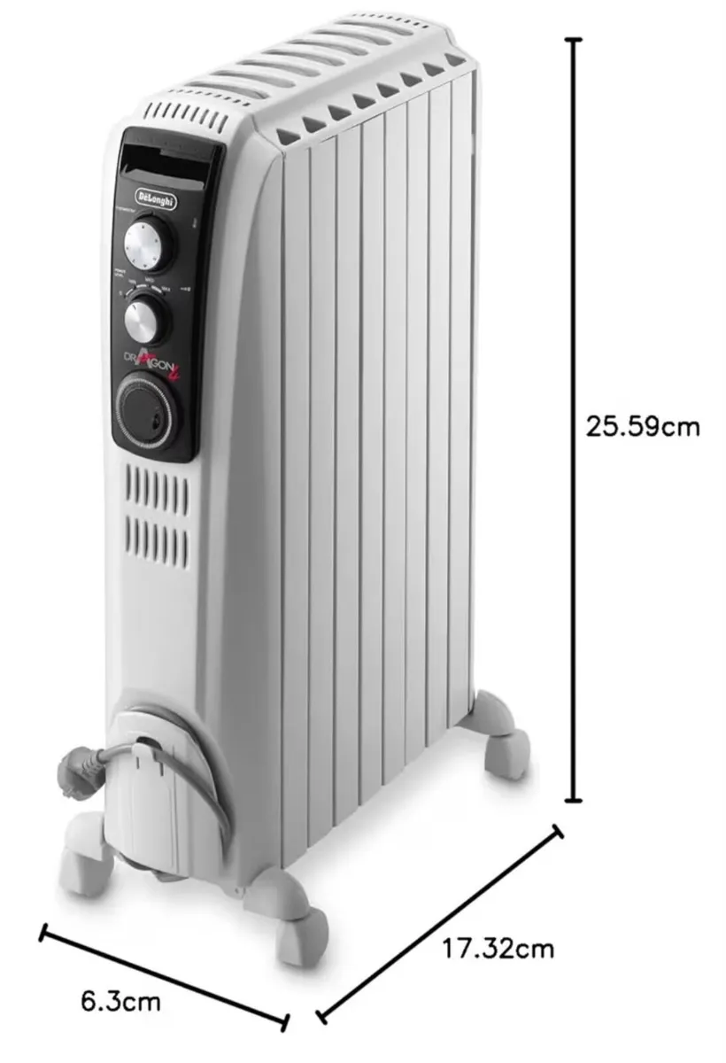 De'Longhi Dragon 4 Electric oil-filled radiator - Image 2