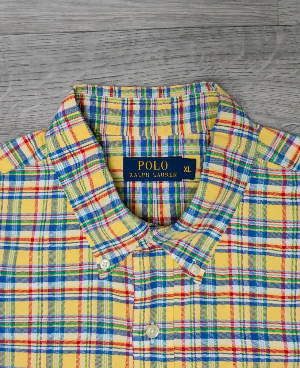 Ralph Lauren Check Oxford Shirt Mens XL/XXL - Image 4