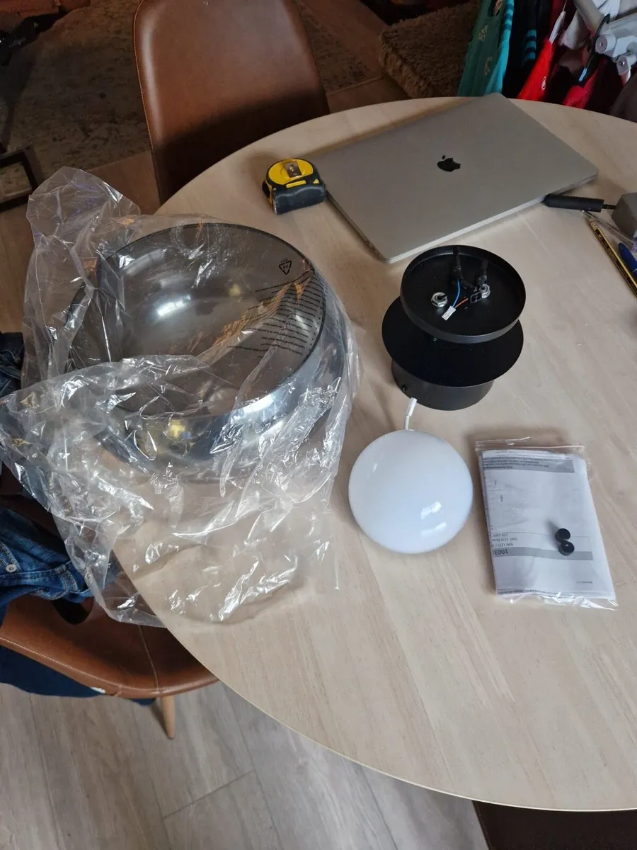 Lucande LED Pendant Light Grey - Image 3
