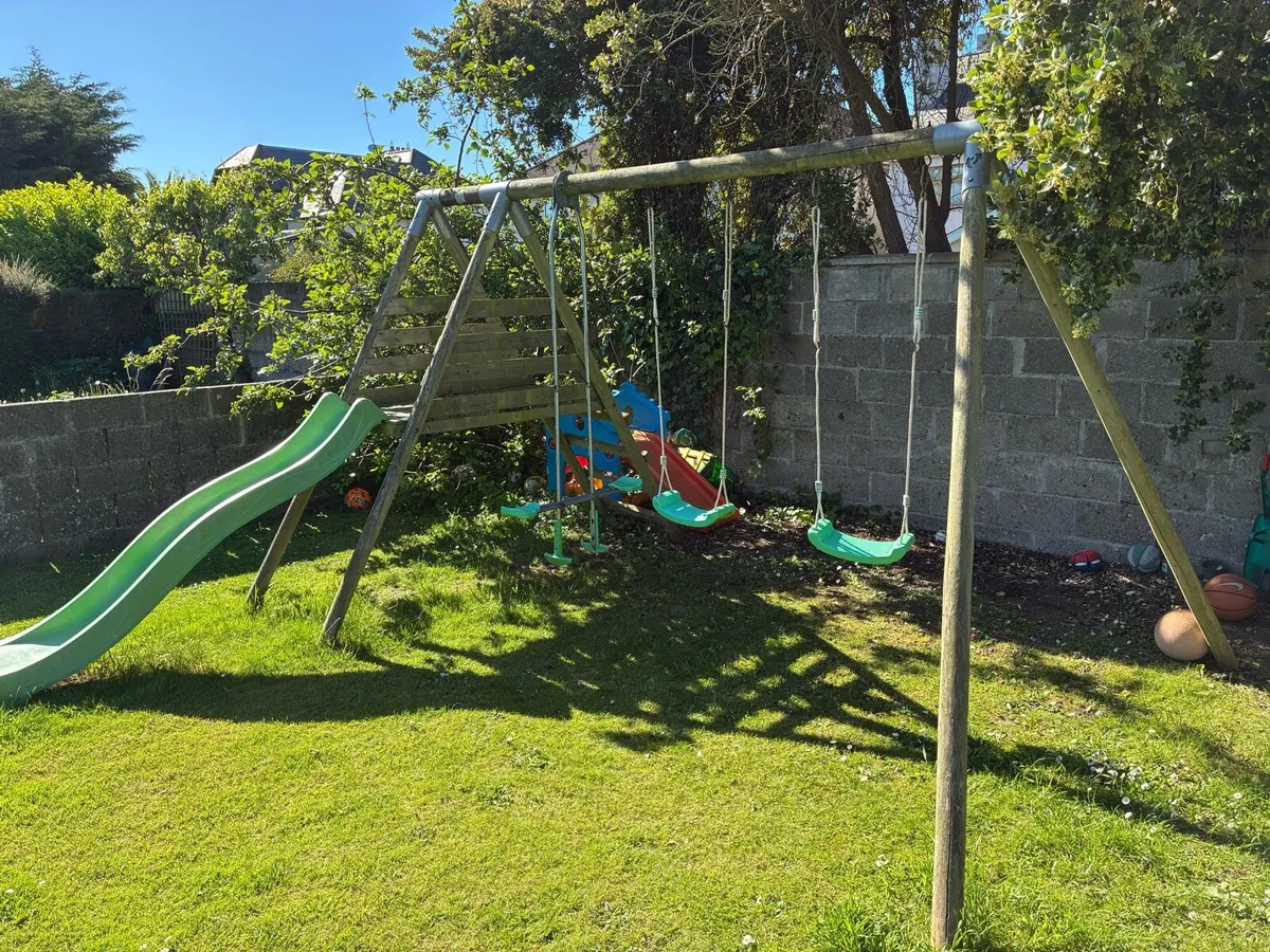 Garden Playset Swings and Slide - Image 4