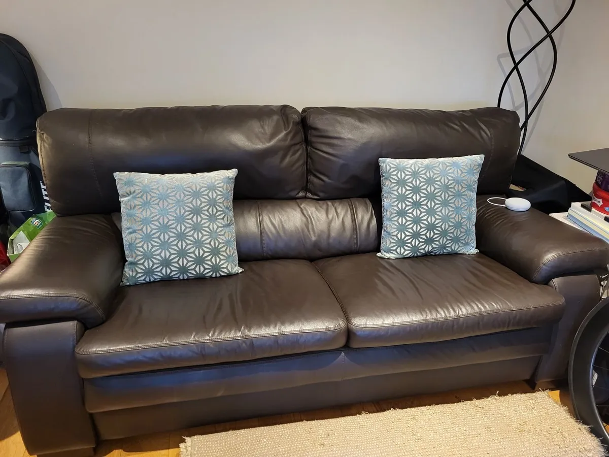 Leather sofas - Image 1