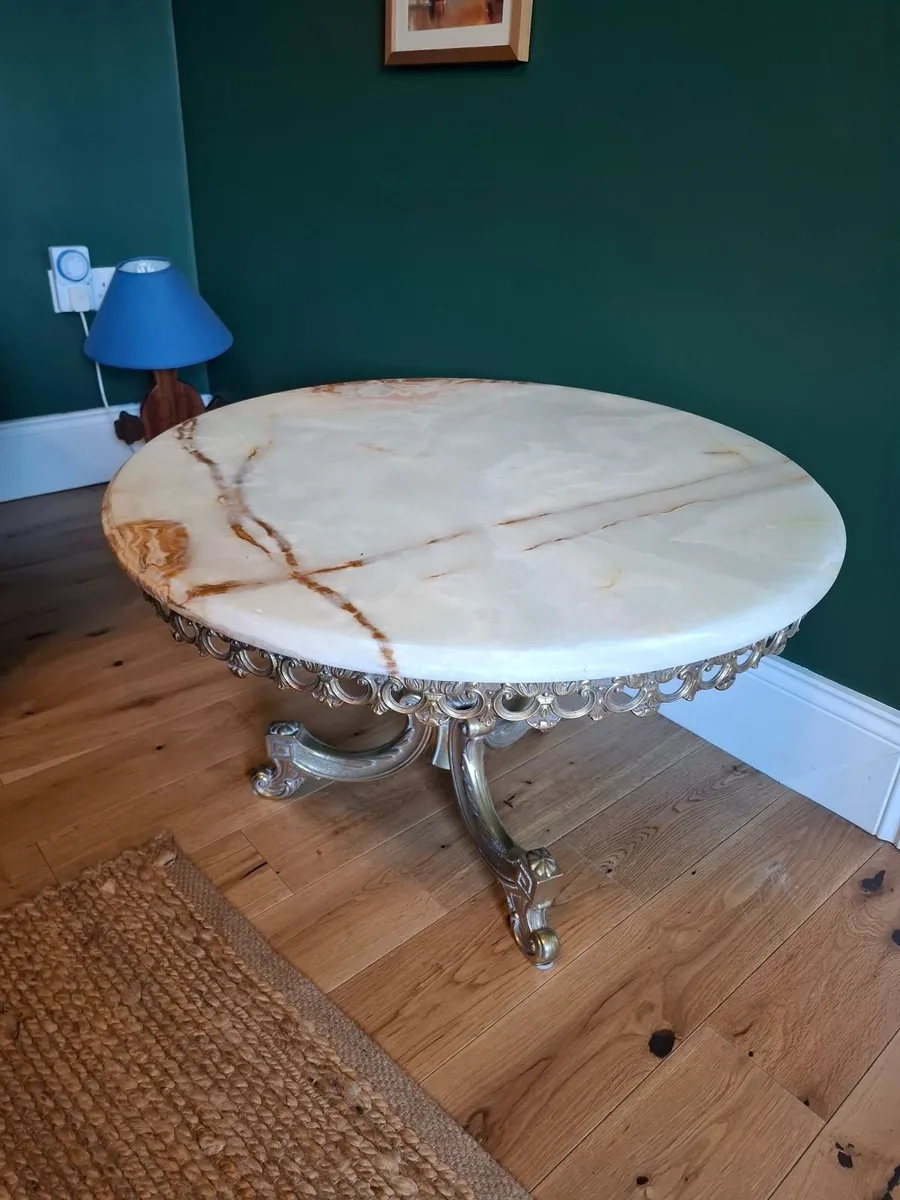 Regency Marble Coffee Table - Image 1