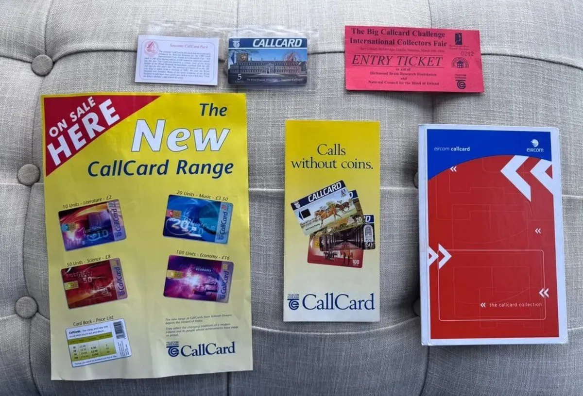 Wanted: Telecom Eireann and Eircom Callcards - Image 3