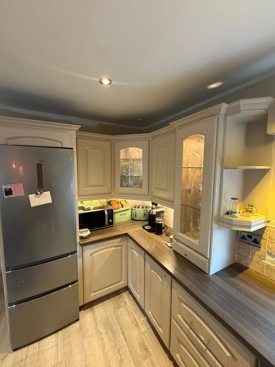 Solid Pine Kitchen & Island - Image 3