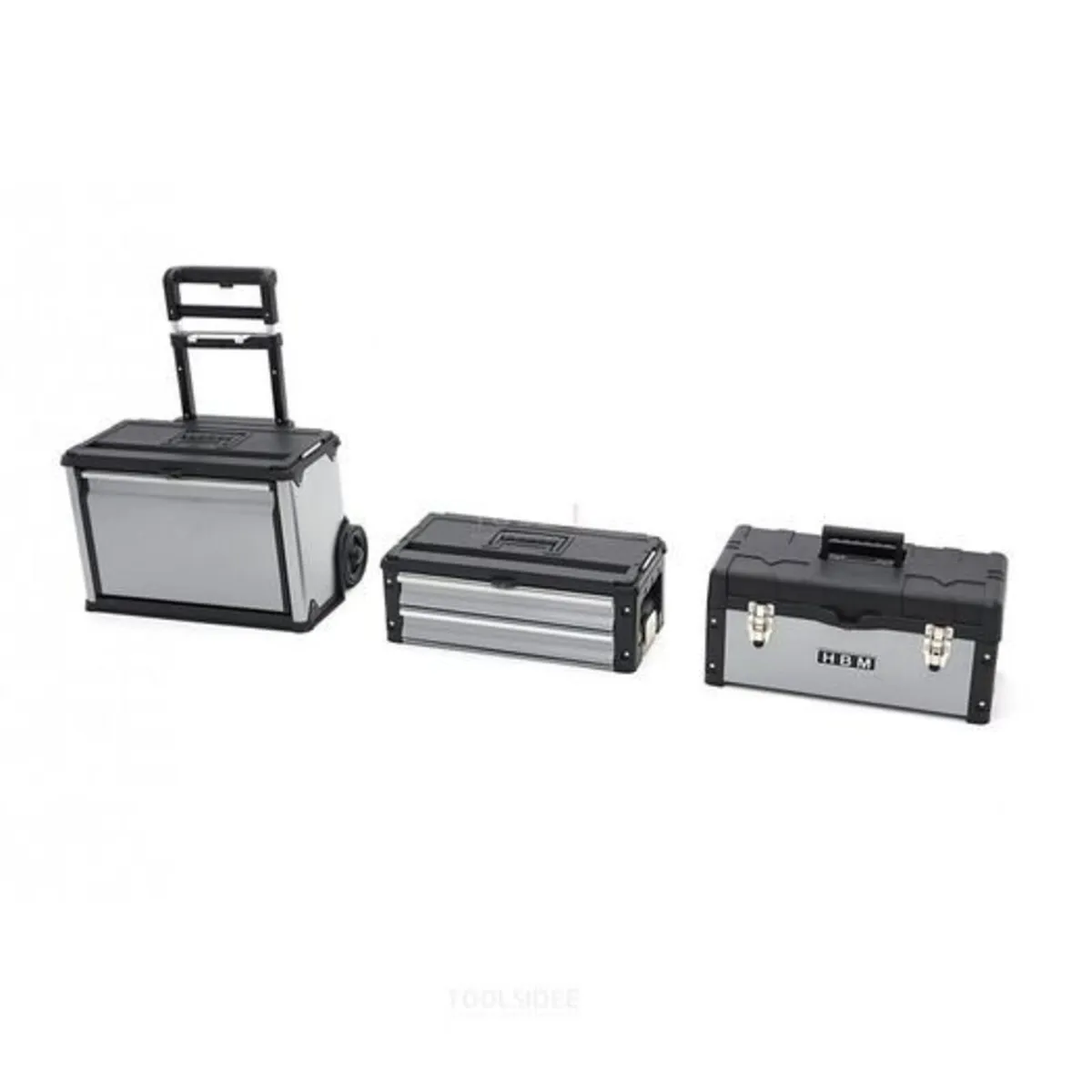 Heavy Duty Tool Box Trolley 3 Piece Modular Storag - Image 1