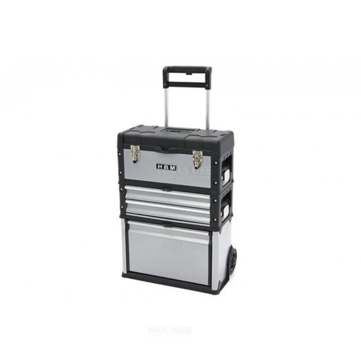 Heavy Duty Tool Box Trolley 3 Piece Modular Storag - Image 2