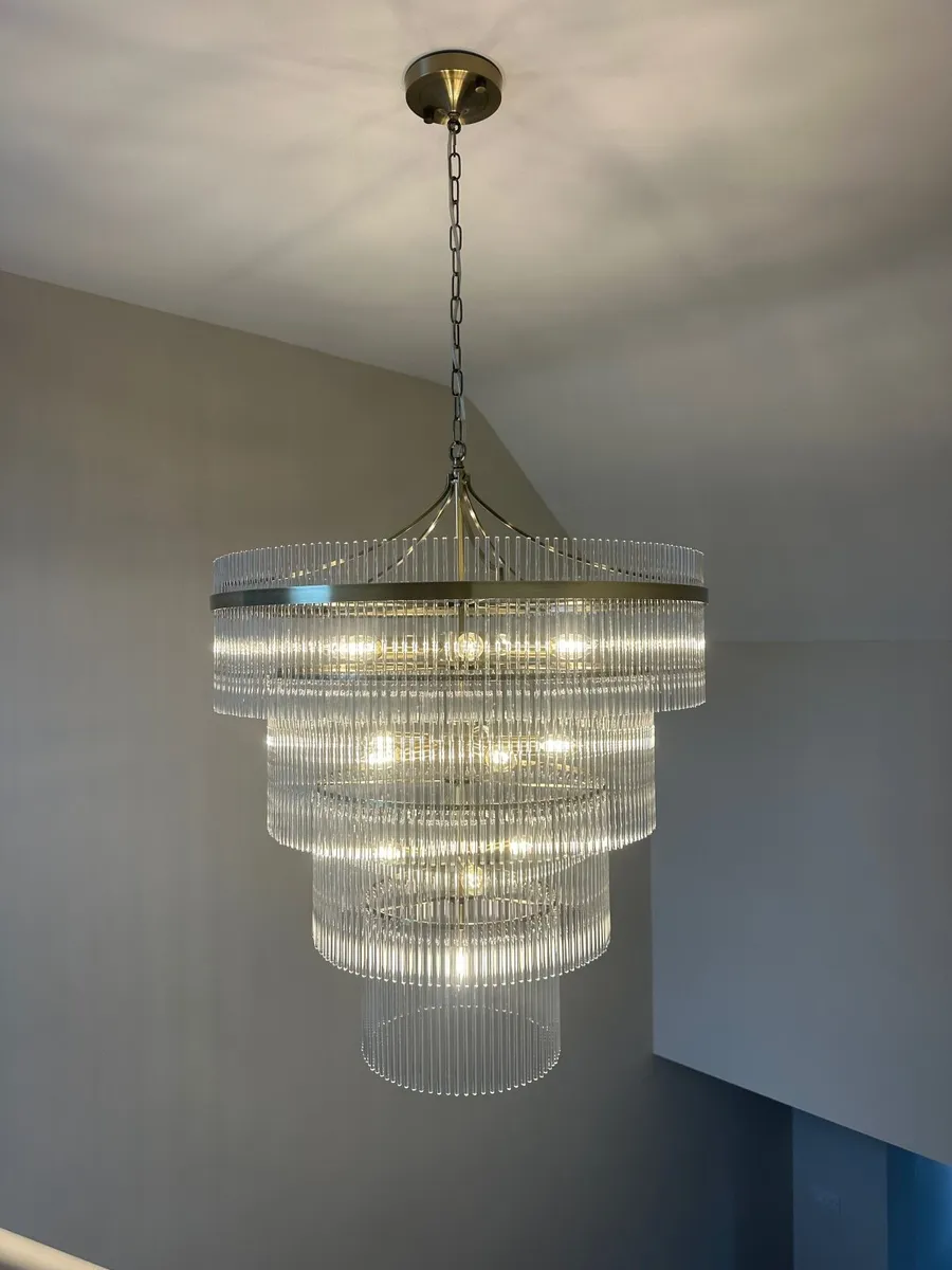 Large Tiered Chandelier - Image 1