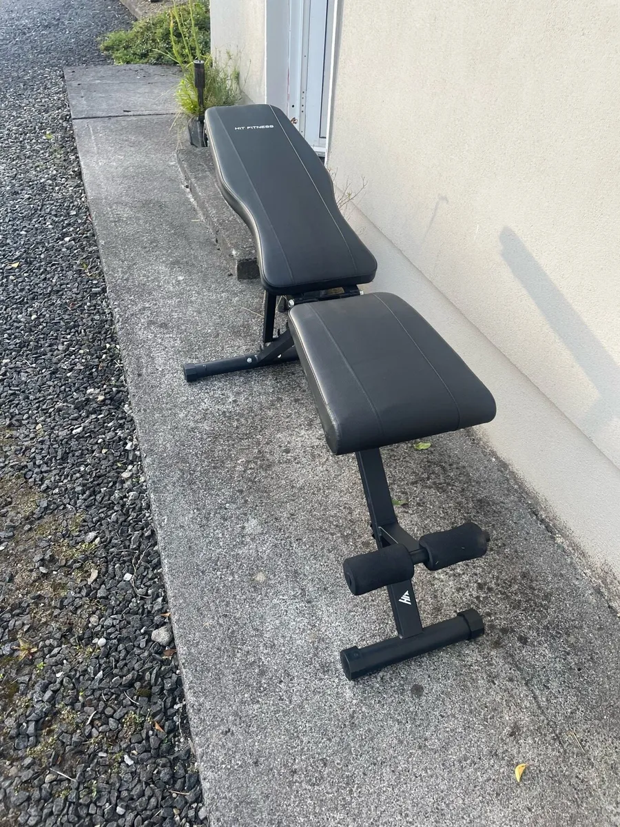Adjustable Dumbells and bench for sale - Image 2