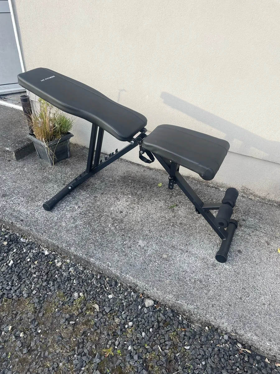 Adjustable Dumbells and bench for sale - Image 1