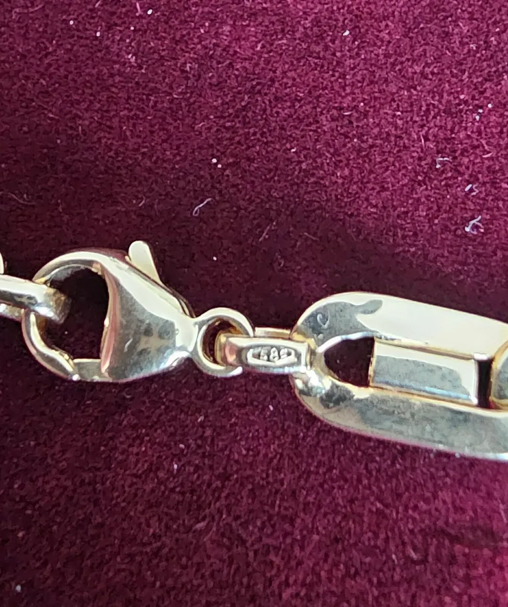14k gold necklace - Image 3