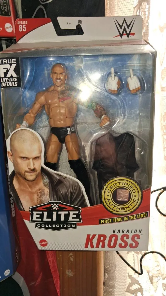 4 WWE Figures in boxesS - Image 2