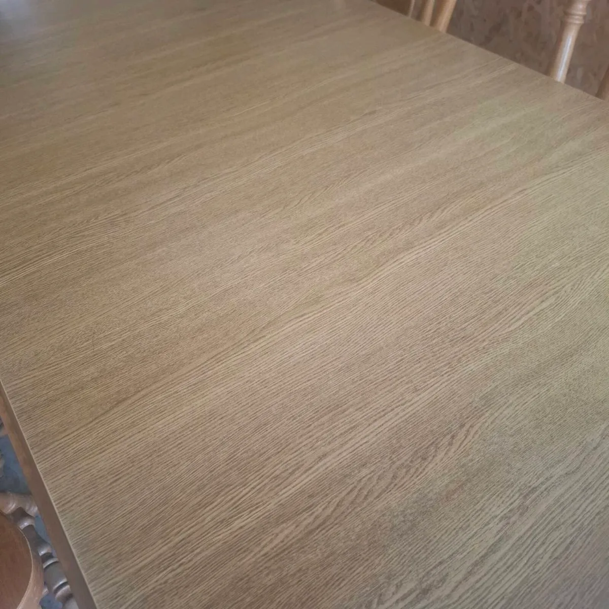 Solid Oak Dining Table & 6 Chairs - Image 4