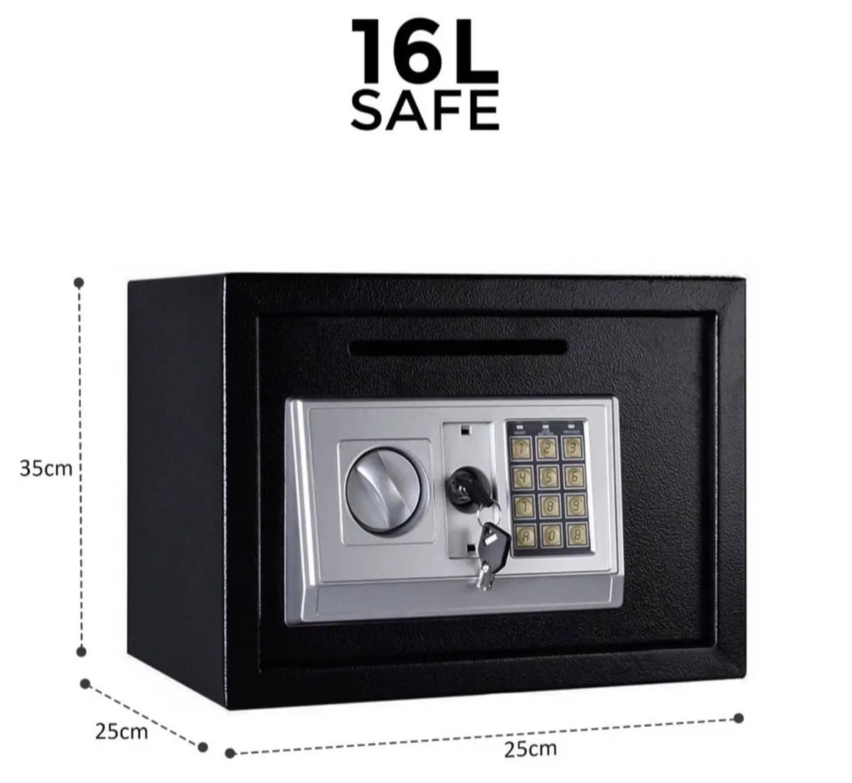 New 16L Electronic Safe for Home/Office - Image 3