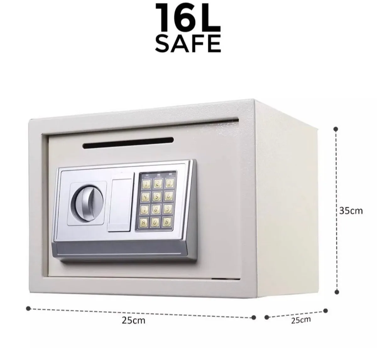 New 16L Electronic Safe for Home/Office - Image 1