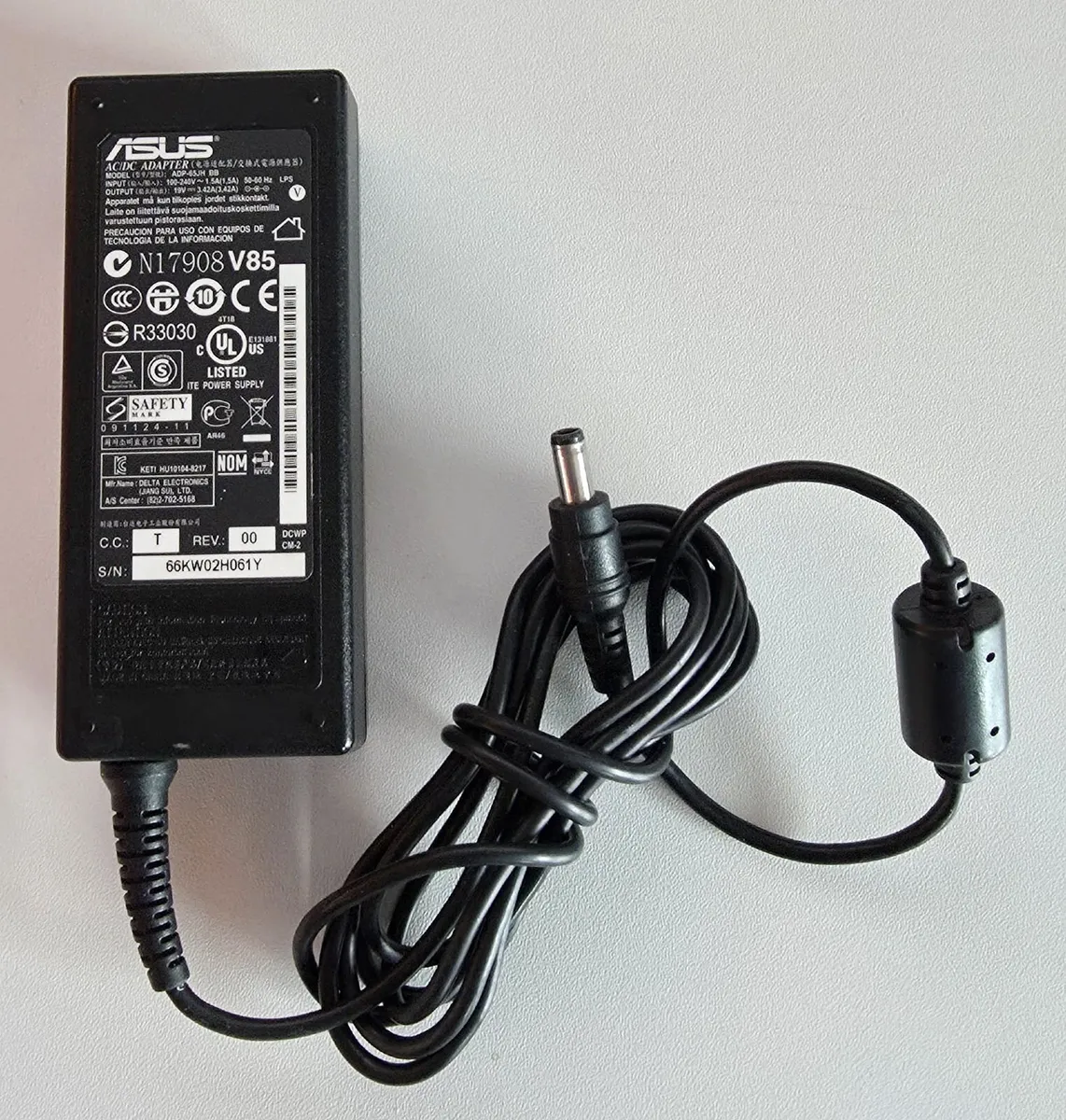 Asus 65W AC Adapter Laptop Charger - Image 1
