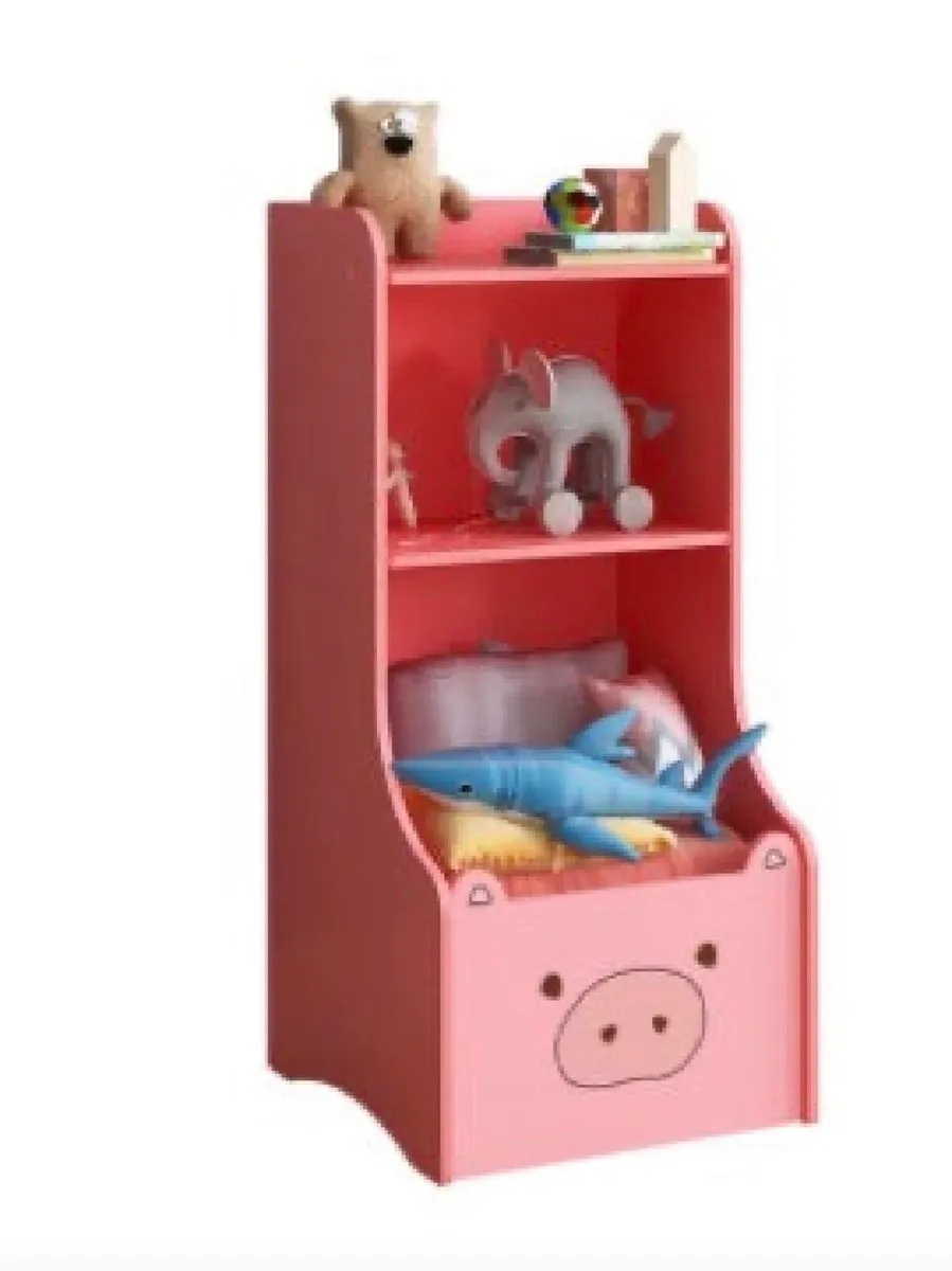 New Kids Storage Unit Toy Box Book Shelf - Image 1
