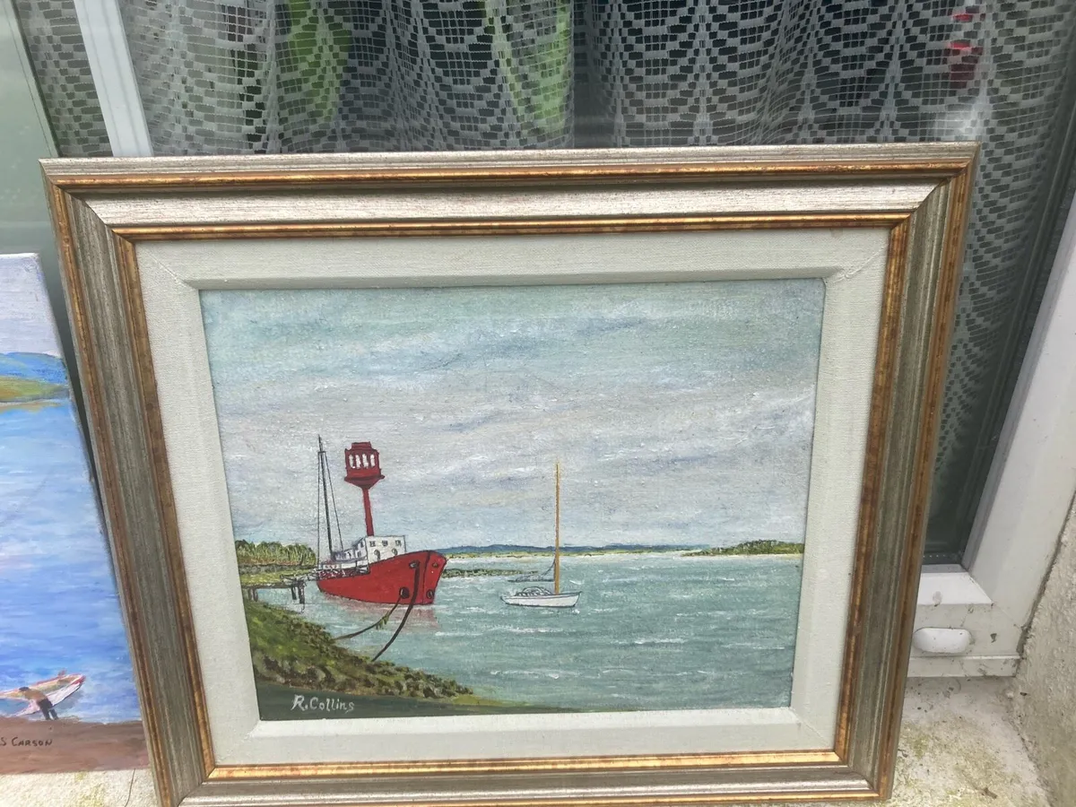 Shipping boats paintings free postage - Image 2