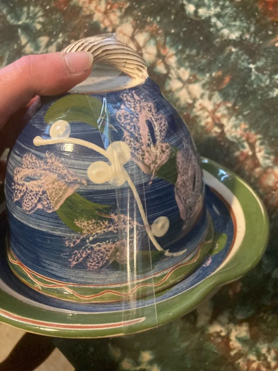 Judy greene pottery cheese dome free postage - Image 3